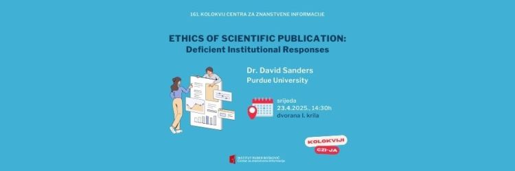 161.kolokvij Ethics of scientific publication David Sanders; research integrity