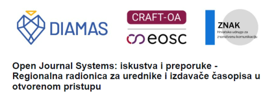Open Journal Systems, iskustva i preporuke; izdavači; otvorena znanost;; dijamantni otvoreni pristup; otvoreni pristup; časopisi; urednici
