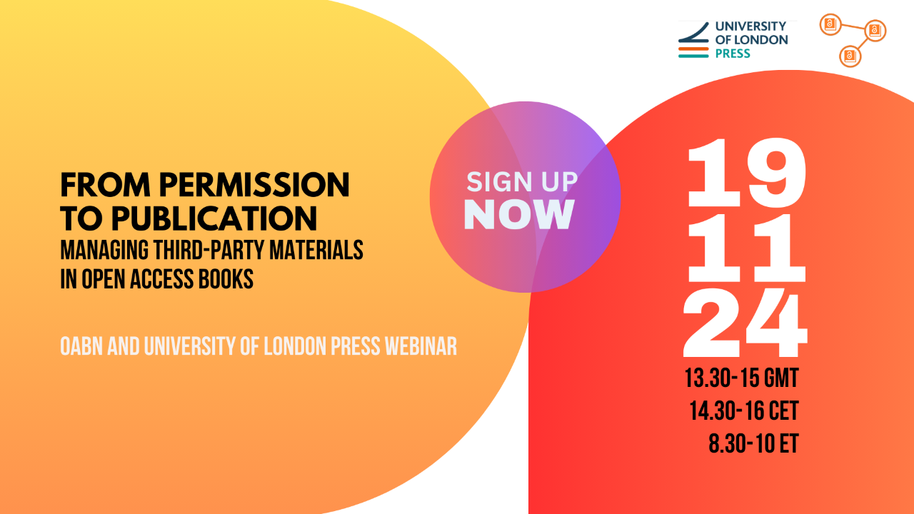 From Permission to Publication: Managing Third-Party Materials in Open Access Books