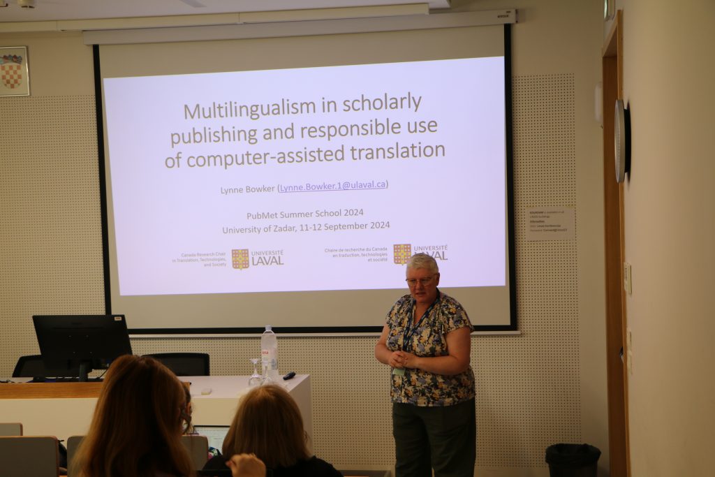 Prva ljetna škola znanstvene komunikacije PUBMET2024; 1st PUBMET summer school on scholarly communication; Zadar