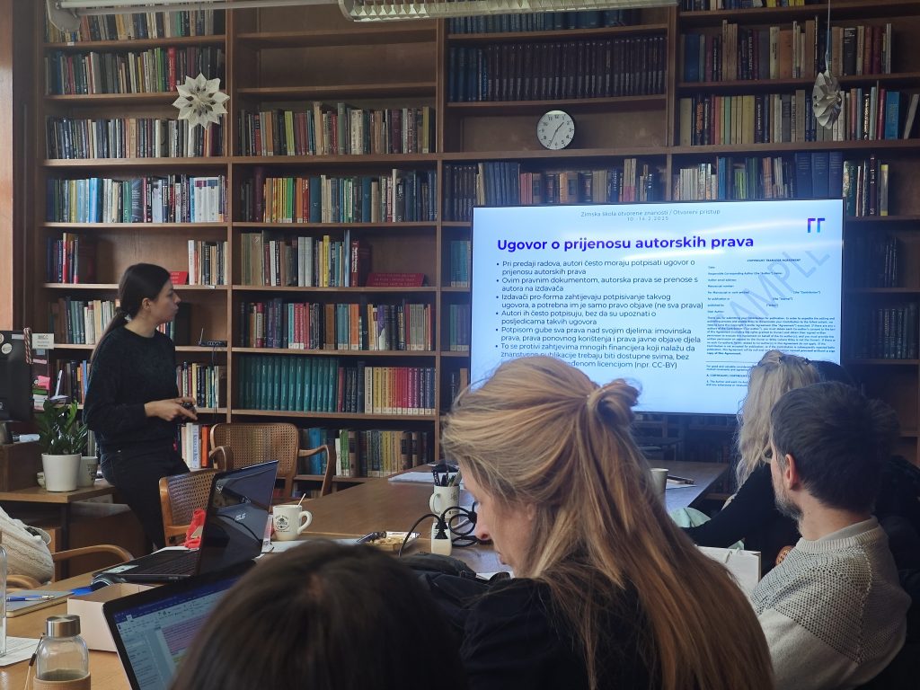 Zimska skola otvorene znanosti; PATTERN projekt; otvorena znanost; istrazivacki podaci; otvoreni pristup; open access; open science; research data management; otvoreni podaci