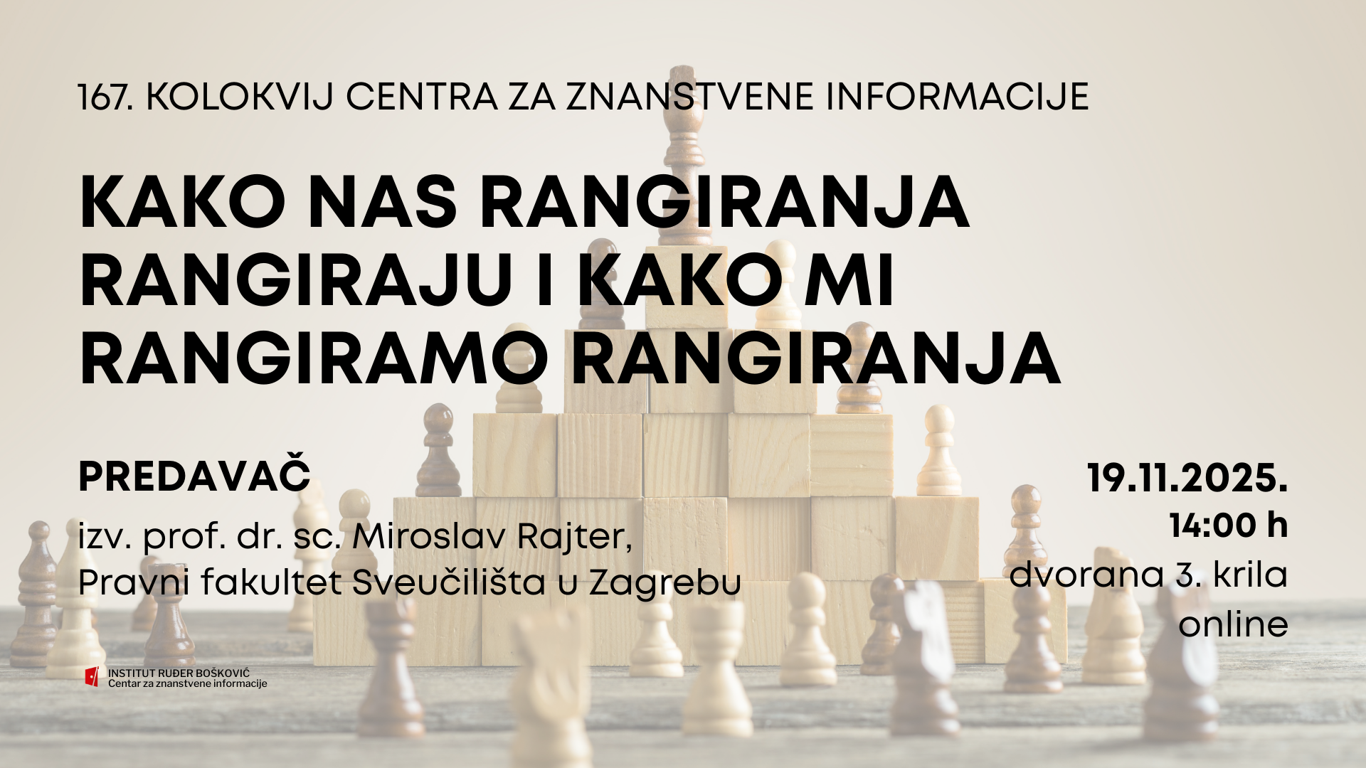 Rangiranje sveučilišta Miroslav Rajter