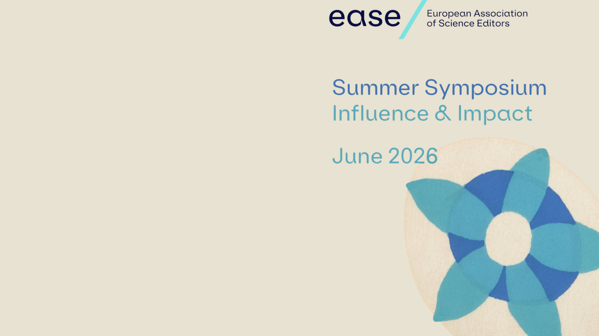 2026 EASE Summer Symposium Influence & Impact