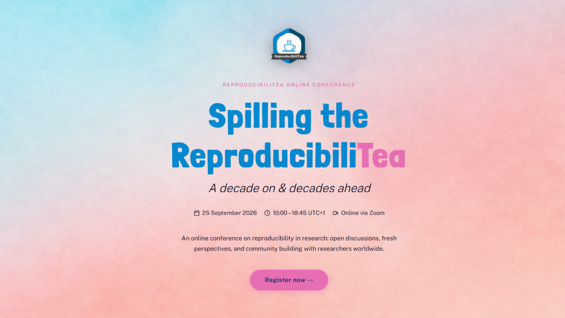 Spilling the ReproducibiliTea